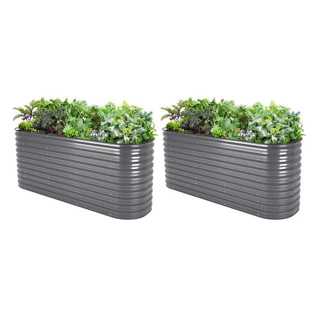 【Bundle Sale 】2-Pack Metal Raised Garden Beds