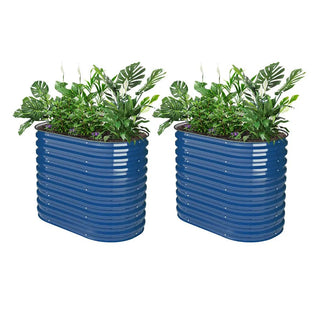 2-Pack Metal Raised Garden Beds