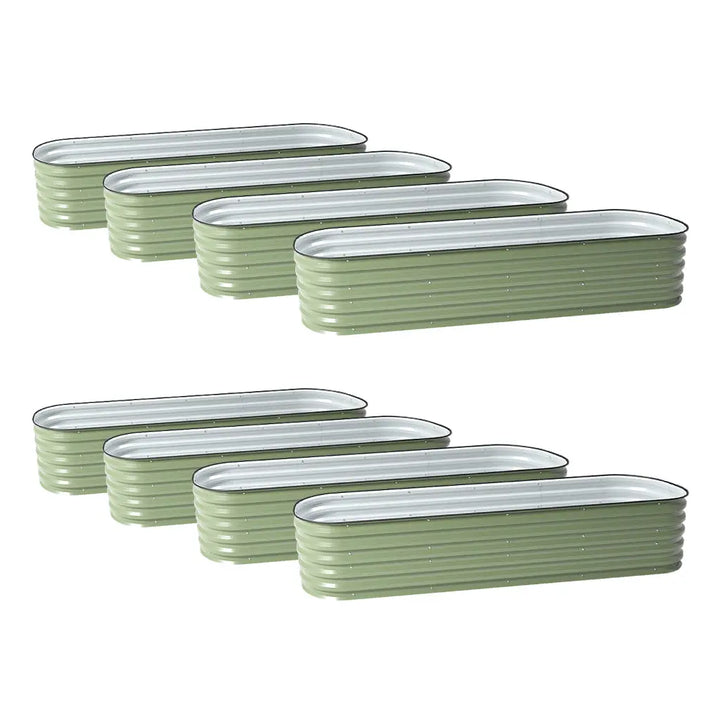 8x2 Metal Raised Garden Beds