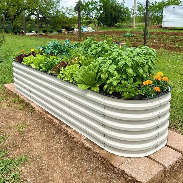 outdoor metal planter boxes-Vegega