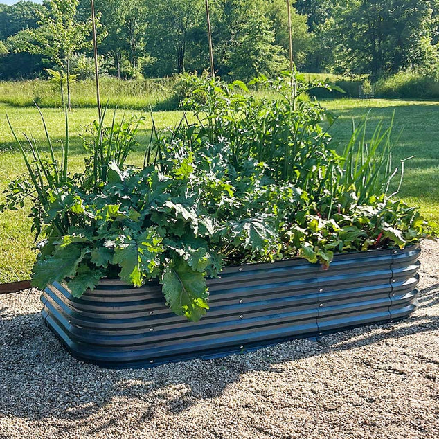 outdoor planter boxes planting layout-Vegega