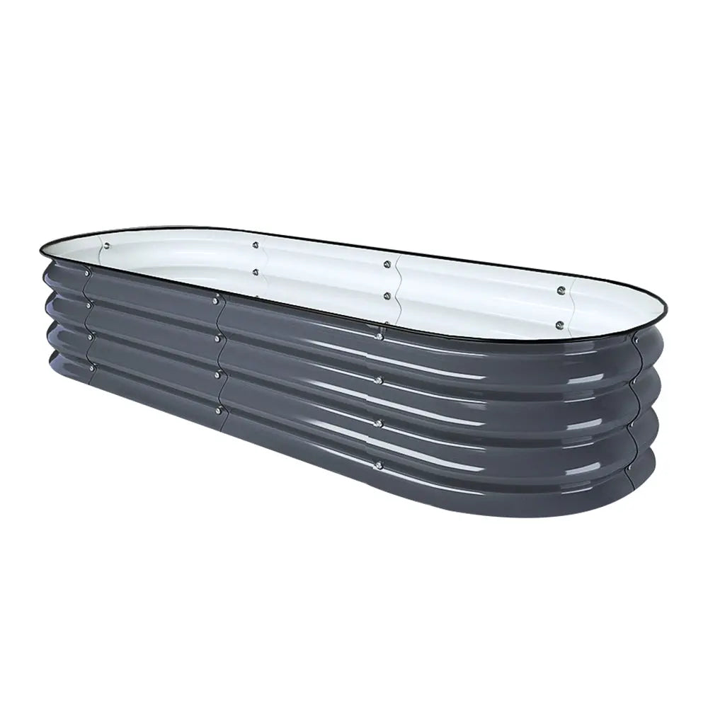 classic 11-inch tall flower bed gray-Vegega