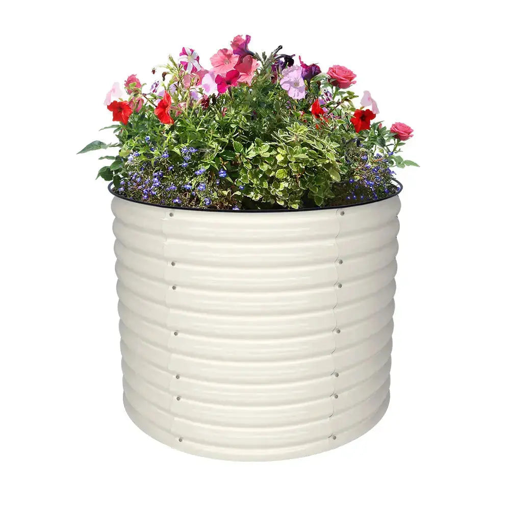 32-inch tall round garden bed