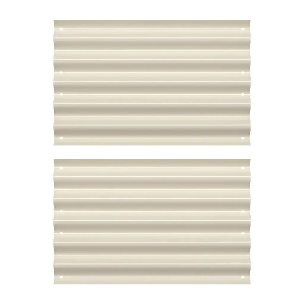 two white 17-inch tall side panels-Vegega