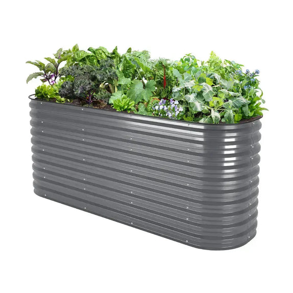 32'' Tall 6.5'x2' Metal Raised Garden Beds (6 in 1) - VEGEGA Metal Raised Garden Bed