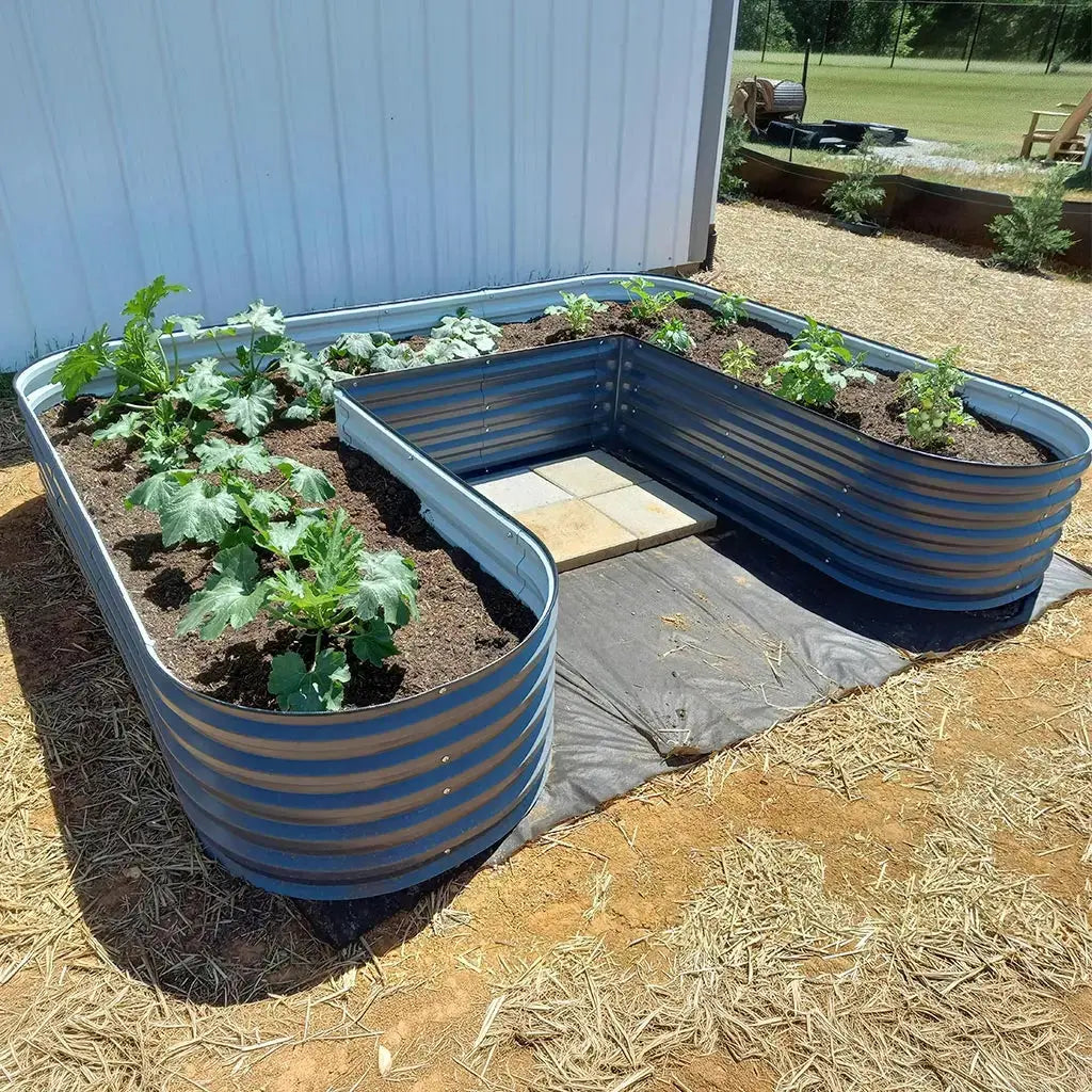 u shaped planter box-Vegega