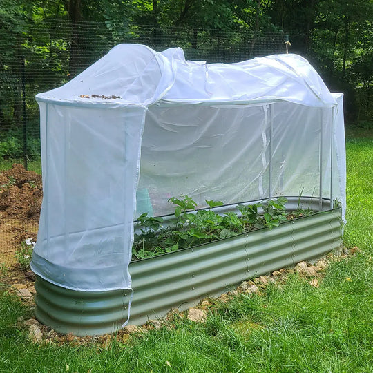 raised bed cover system