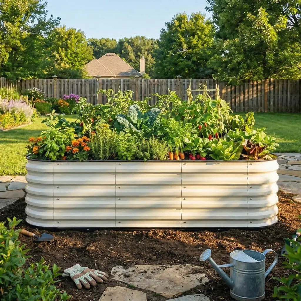 self watering plant bed 6.5'x2' Base For Metal Raised Garden Bed