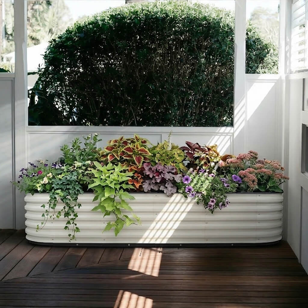 8ft x 2ft Self-Watering Base for Metal Raised Garden Bed