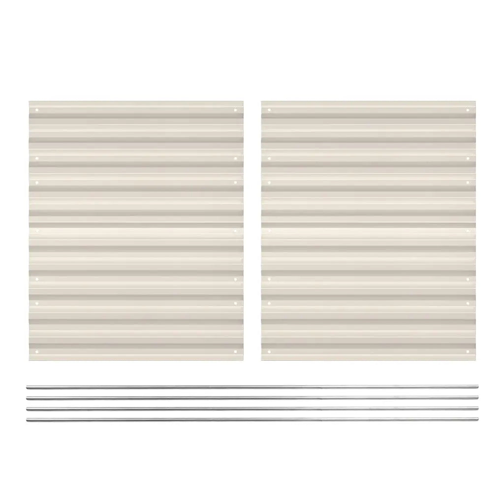 Side Panels To Extend Metal Raised Garden Beds -2 Pcs【Upgrade 2.0】