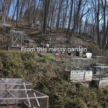 17'' Tall 6.5x2 Modern Raised Garden Beds (6 in 1)【Upgrade 2.0】