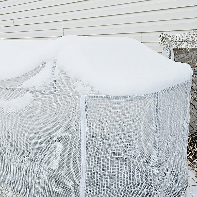 greenhouse cover protect garden bed from snow-Vegega
