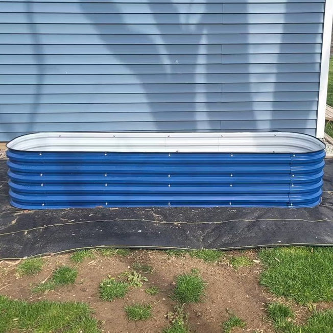 17 inches tall blue planter boxes for sale-Vegega