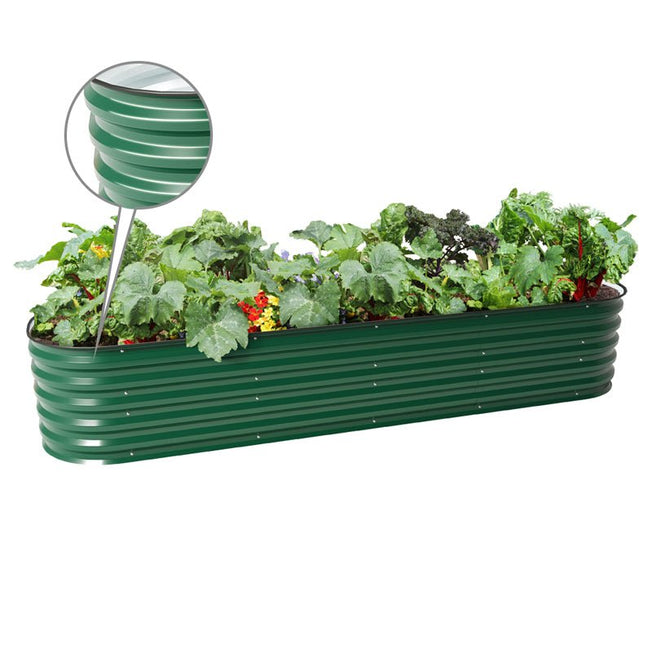 17 inches tall moss green vegetable planter boxes-Vegega
