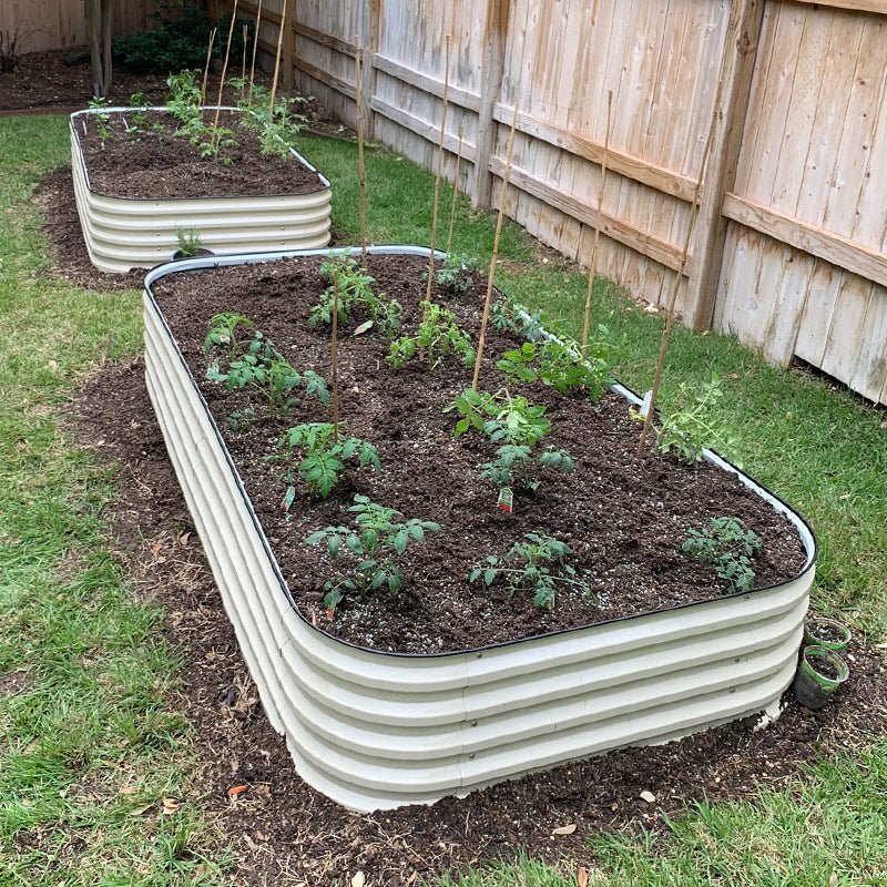 【Upgrade 2.0】17'' Tall 8x4 Metal Raised Garden Beds (10 in 1)