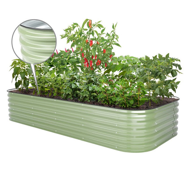 8x4 ft raised garden bed green-Vegega