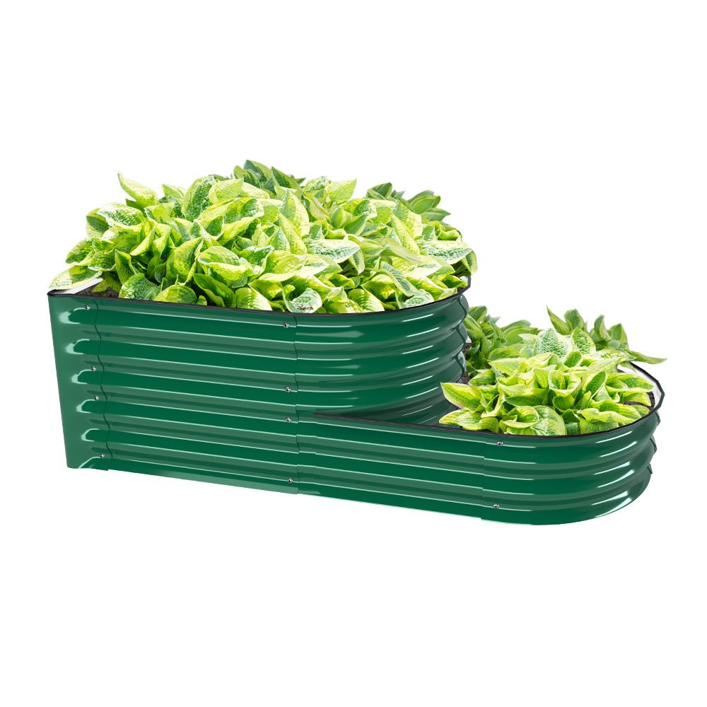 17'' Tall Tiered Metal Raised Garden Beds - VEGEGA Metal Raised Garden Bed