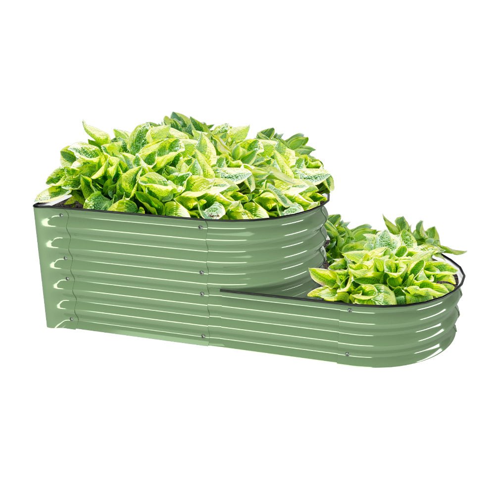 17'' Tall Tiered Metal Raised Garden Beds - VEGEGA Metal Raised Garden Bed