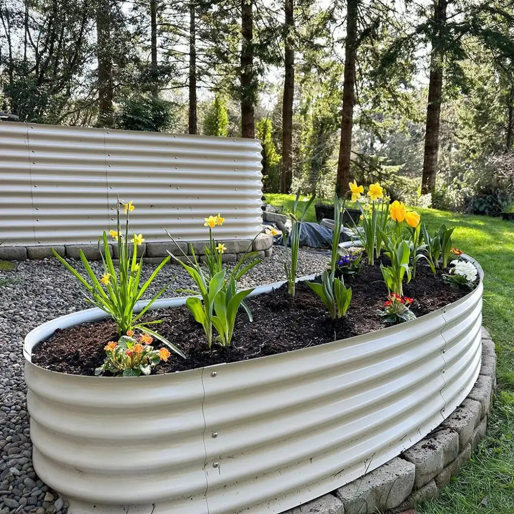 17 inches tall moon shaped raised beds-Vegega