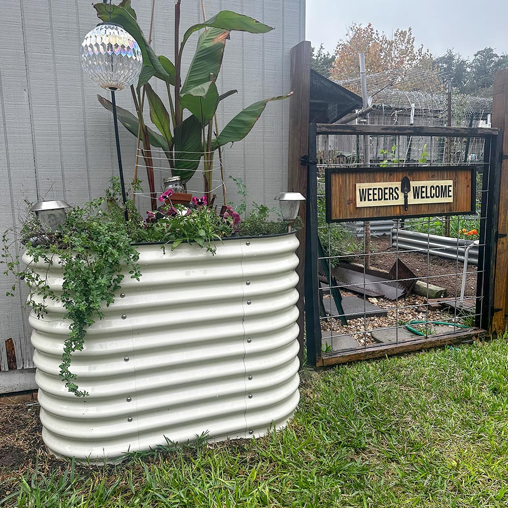 32'' Tall 3.5'x2' Metal Raised Garden Beds (2 in 1) - VEGEGA