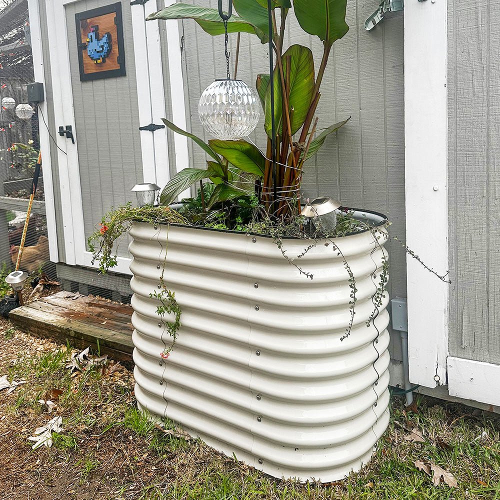 32'' Tall 3.5'x2' Metal Raised Garden Beds (2 in 1) - VEGEGA
