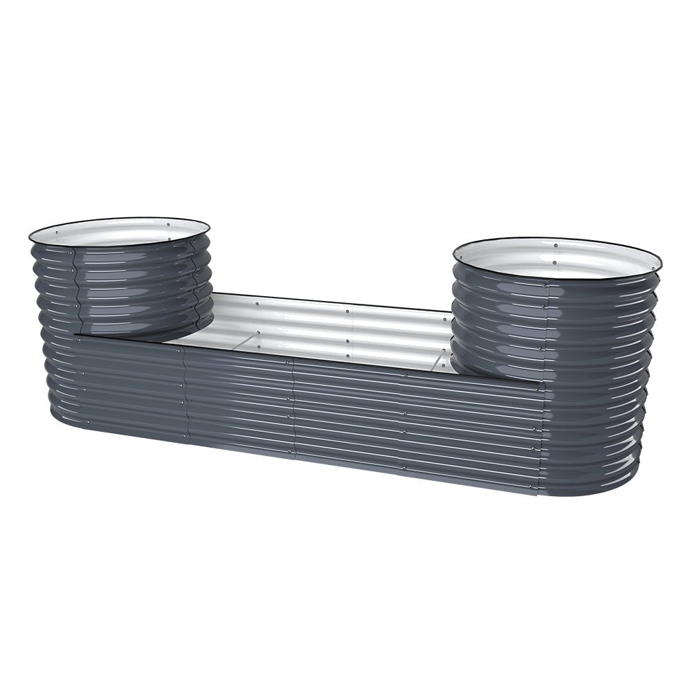 32'' Tall Castle Metal Raised Garden Beds - VEGEGA Metal Raised Garden Bed