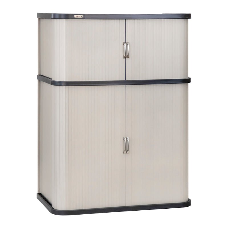 Two layers of outdoor storage cabinet-Vegega