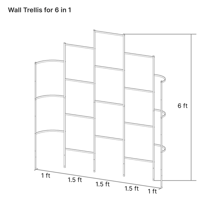 Illustrations vectors of metal wall trellis-Vegega